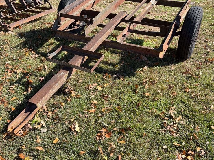 pull-type-trailer,-homemade,-5-1/2ft-x-5-1/2f-frame,-image-1