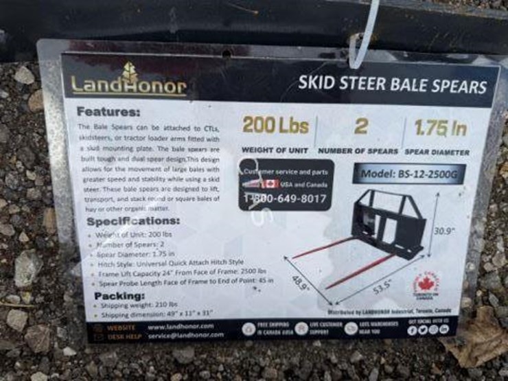 #113-•-land-honor-skid-steer-bale-spears-image-3