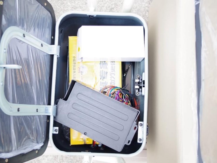 black-gold-electric-leisure-tricycle/mini-tourist-car/mini-golf-cart,-color:-green,-assembled-image-7