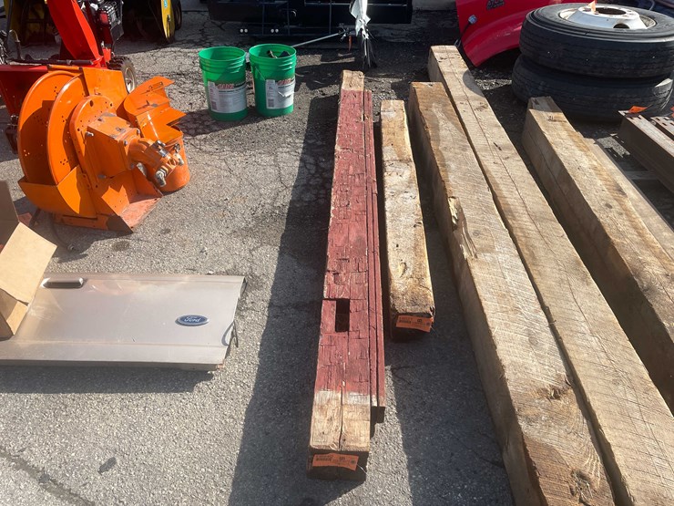 #14042-•-old-barn-beam-axe-cut-(o4)-image-2