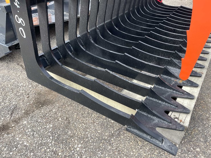 #14003-•-unused-78"-skid-steer-rock-grapple-(o11)-image-5
