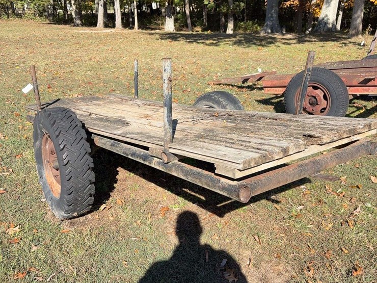 pull-type-homemade-trailer,-10.5ft-long,-wood-floor,-3.5ft-wide,-no-title-image-6
