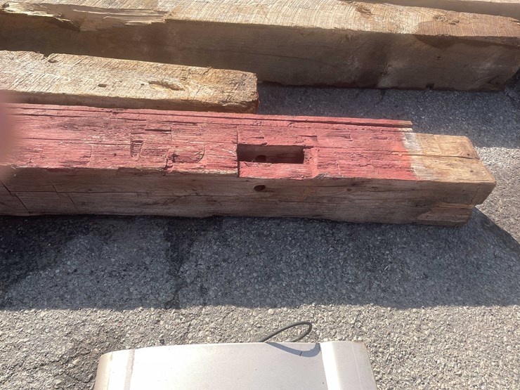 #14042-•-old-barn-beam-axe-cut-(o4)-image-20