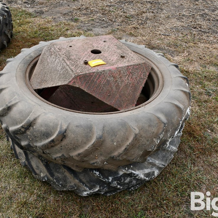 B.F, Goodrich Silvertown 12-38 Tires On 4 Bolt Rims