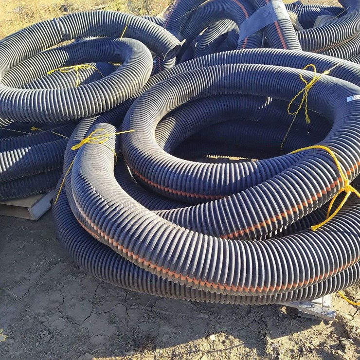 2 Pallets of Corrugated Plastic Drainage Pipe