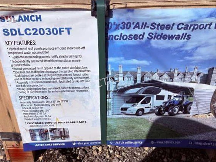#23-•-20'-x-30'-all-steel-carport-w/-enclosed-side-walls-image-5