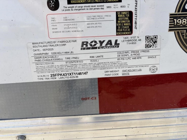 2026-southland-larct52-822v-86-t/a-enclosed-traile-image-10