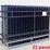 [22]-aboss-9.5'-x-6.25'-unleaded-powder-coated-wrought-iron-site-fence-panels-w/-(23)-posts-&-hard..-image-1