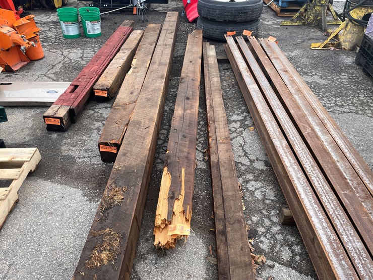 #14040-•-old-barn-wooden-beam-(o4)-image-2