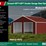 kj-heavy-duty-45'-x-25'-double-garage-steel-barn-shed-w/-side-door-entrance,-m/n-k4525g,-unused-image-4