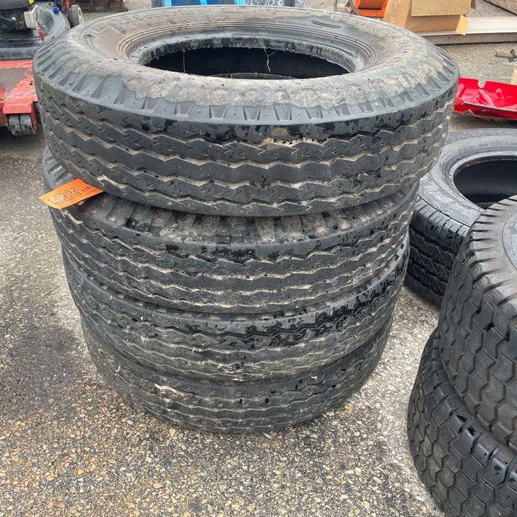 #14062 • (4) BF Goodrich 7.00-15 LT Tires (O4)