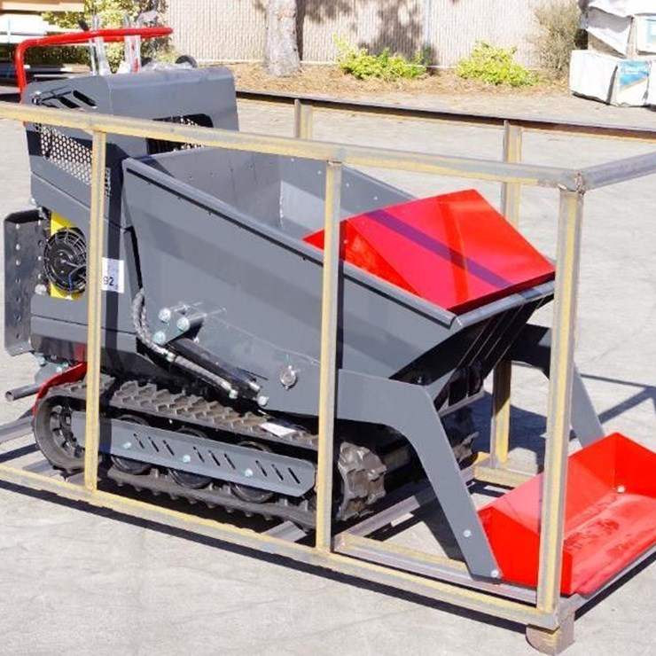 2025 AGT INDUSTRIAL Stand-On Self-Loading Mini Crawler Dumper, Gasoline Engine, M/N QHT500FL
