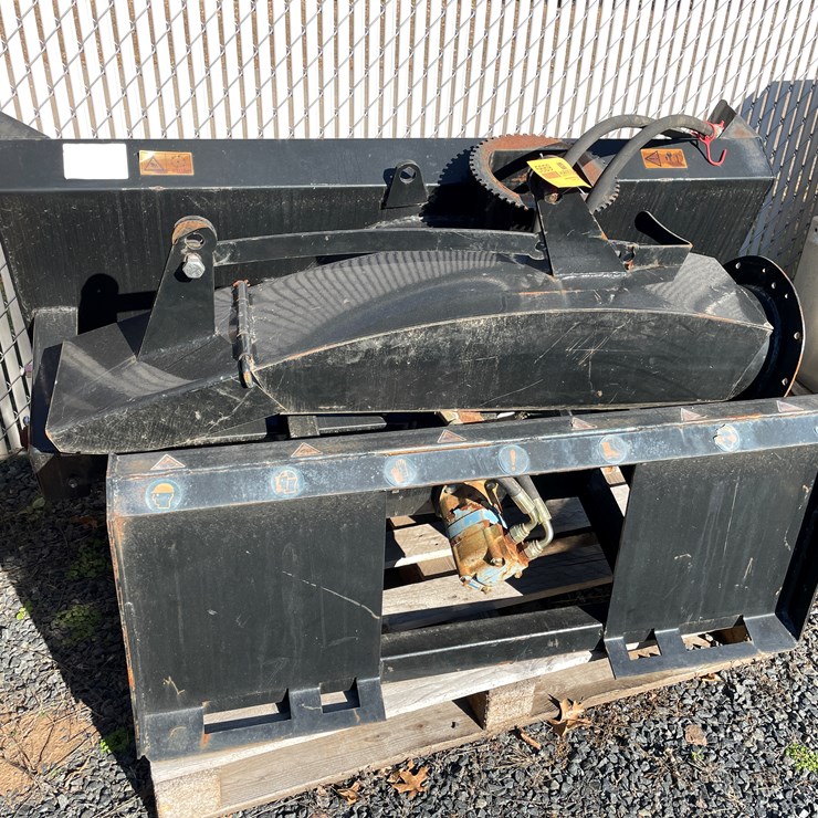 #5669 • Unused 60" Skid Steer Mount Snowblower