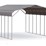 kj-heavy-duty-40'-x-20'-steel-carport-shed,-m/n-k4020,-unused-image-1