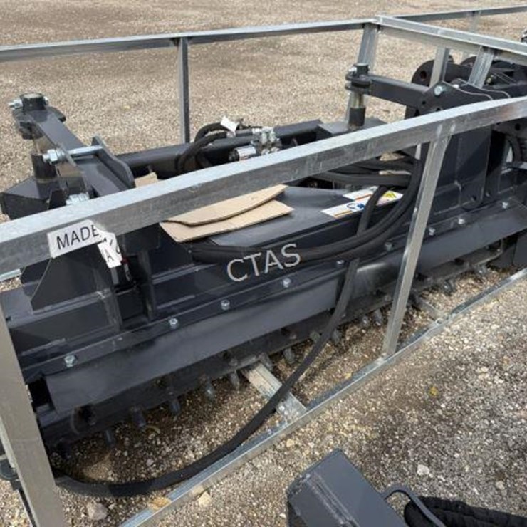 #83 • 72" Skid Steer Power Rake - Model: PR-12-72W