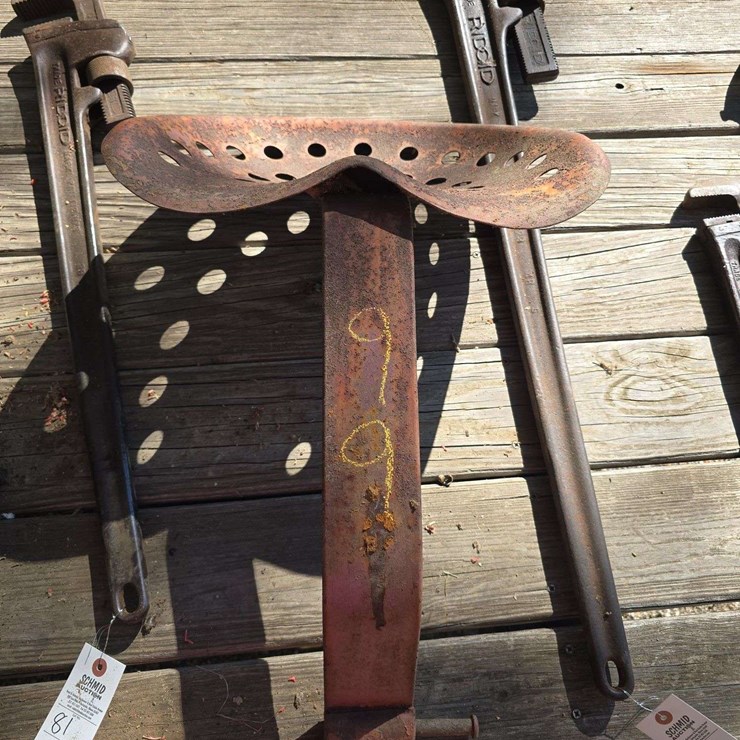 Metal Tractor Seat
