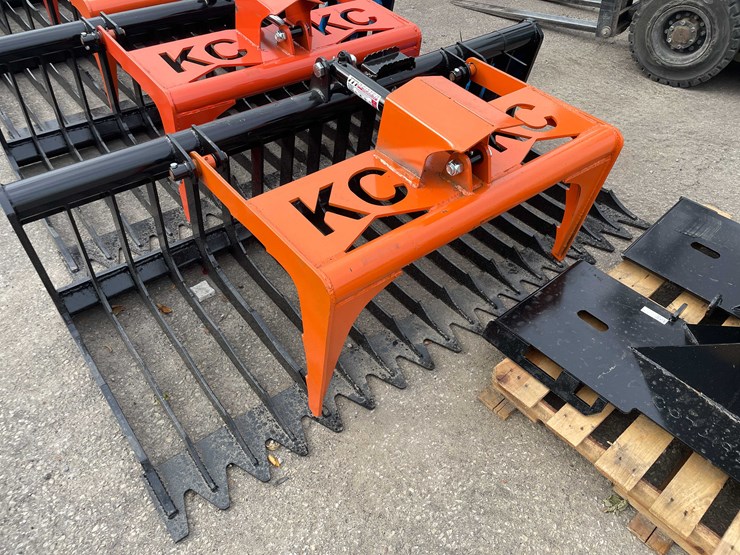 #14111-•-skid-steer-skeleton-grapple-single-cylinder-(o8)-image-1