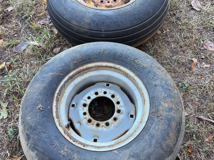 2-implement-tires,-9''-on-6-bolt-rims-image-1