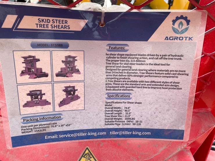 #14008-•-unused-agt-skid-steer-tree-shear-(o12)-image-18