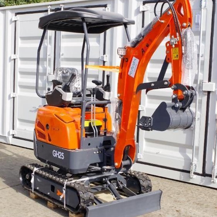 2025 ABOSS GH25 Mini Excavator, KUBOTA Diesel Engine, Swing Boom, Unused