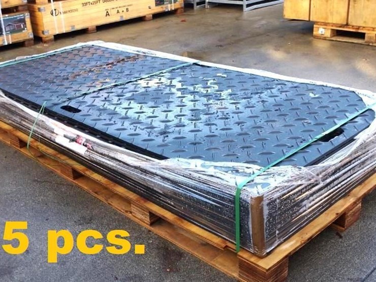 [15]-aboss-diamond-plated-ground-protection-mats,-approx.-3.5'-x-7.8'-x-.5",-unused,-retail:-$3,700-image-1