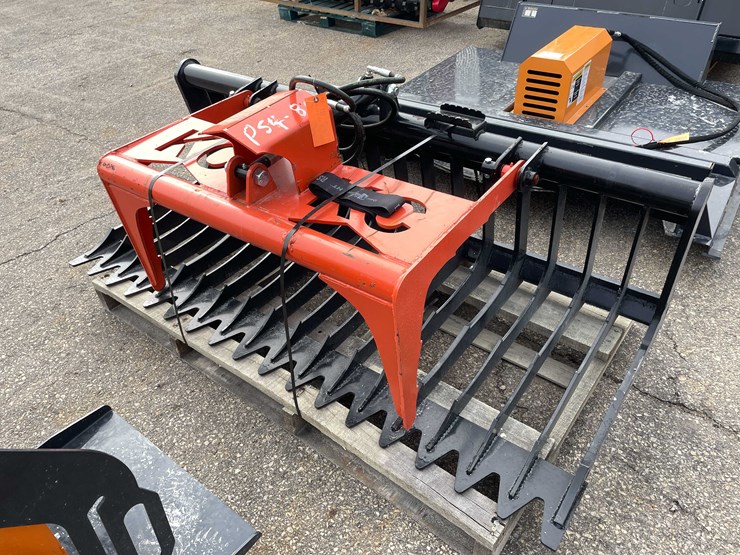 #14003-•-unused-78"-skid-steer-rock-grapple-(o11)-image-1