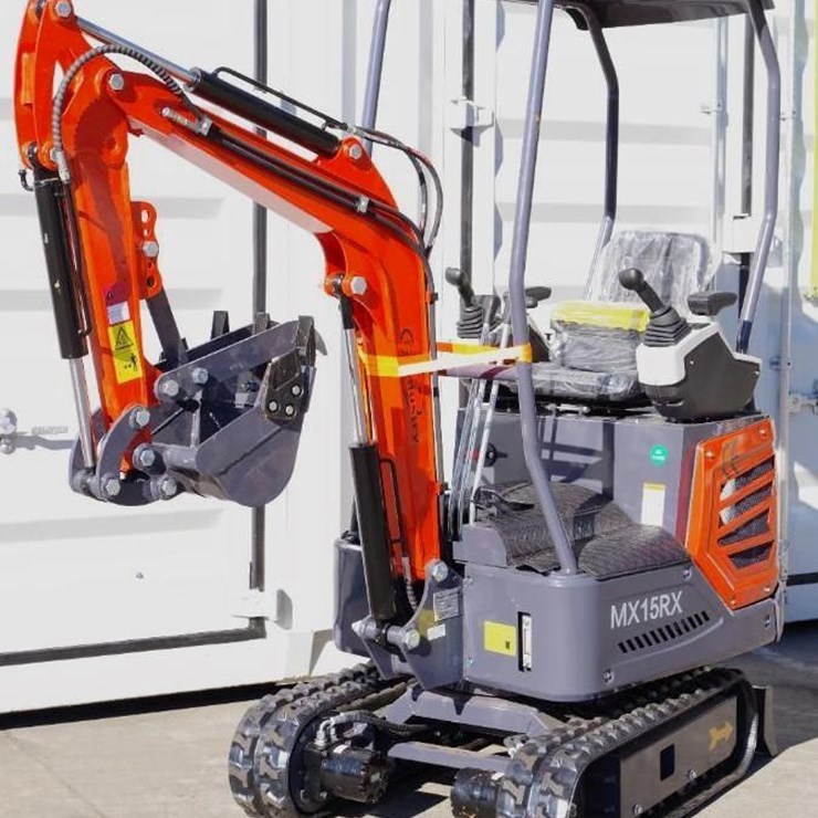 2025 CFG INDUSTRIAL MX15RX Mini Excavator w/ Pilot System, RATO Gasoline Engine, Unused