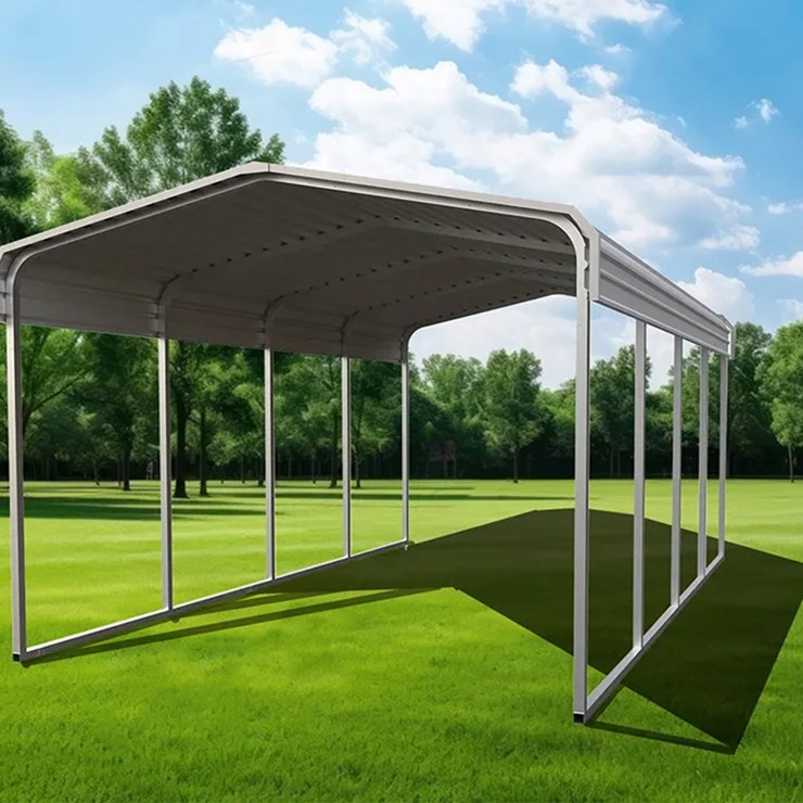 ALLMETAL 11' x 19' All-Steel Carport, M/N K1119, Unused