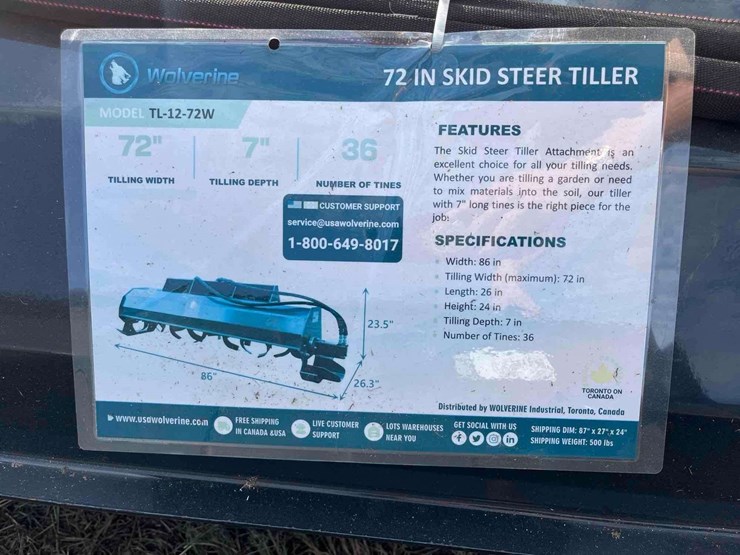 2025-wolverine-tl-12-72w-72in-hydraulic-tiller-skid-steer-attachment-image-5