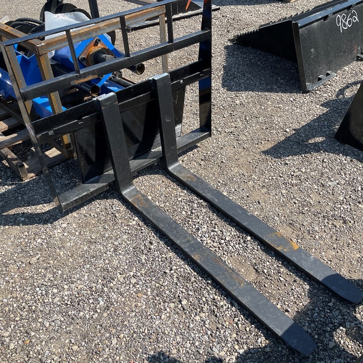 #14054 • Kivel Mini Skid Steer Pallet Forks (SHED)