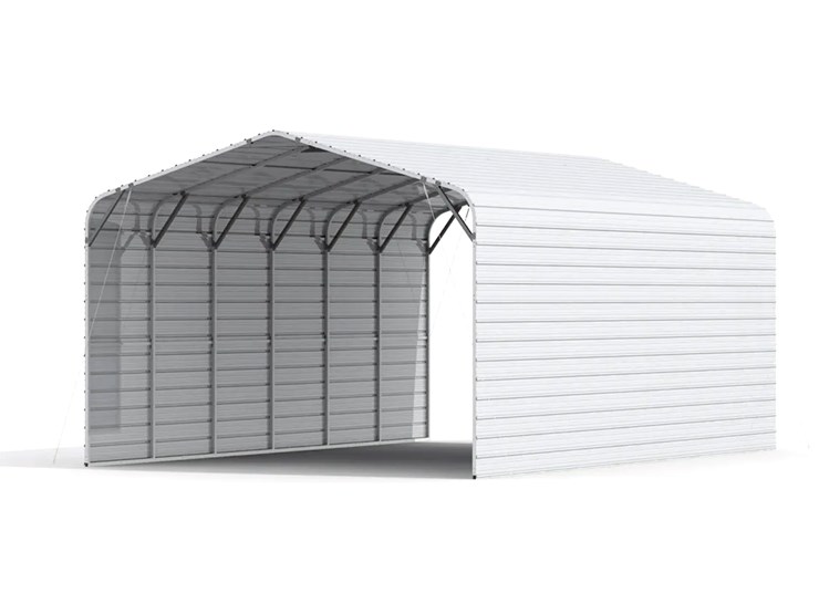 kj-heavy-duty-20'-x-30'-metal-garage,-m/n-k2030,-unused-image-1