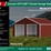 kj-heavy-duty-33'-x-25'-double-garage-steel-barn-shed,-m/n-k3325g,-unused-image-3