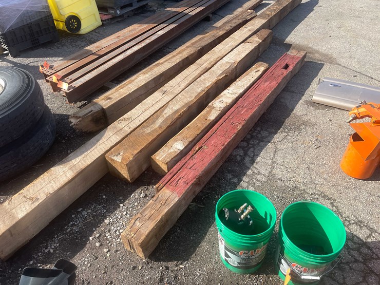 #14042-•-old-barn-beam-axe-cut-(o4)-image-5