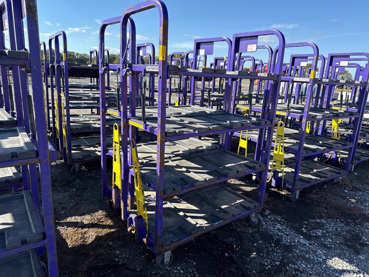 #28432-•-lot-of-(2)-industrial-warehouse-carts-image-2