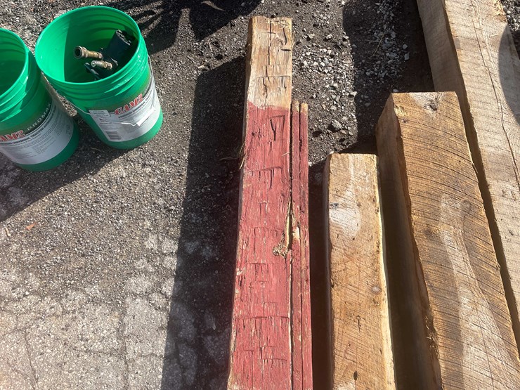 #14042-•-old-barn-beam-axe-cut-(o4)-image-14
