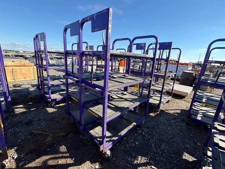 #28435-•-lot-of-(2)-industrial-warehouse-carts-image-4