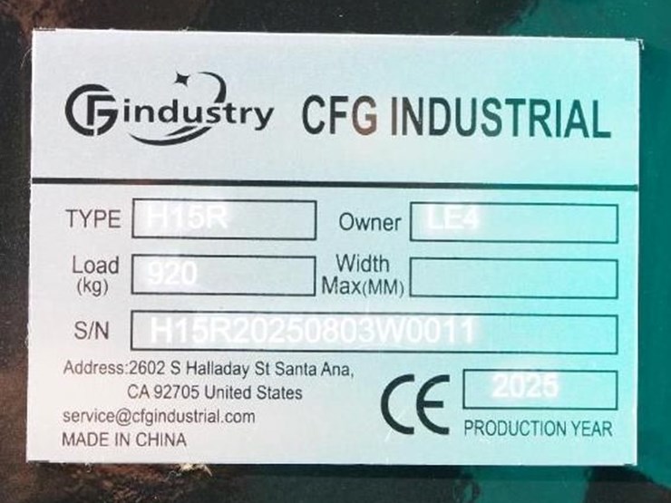 2025-cfg-industrial-h15r-mini-excavator-w/-pilot-system,-gasoline-engine,-unused-image-2