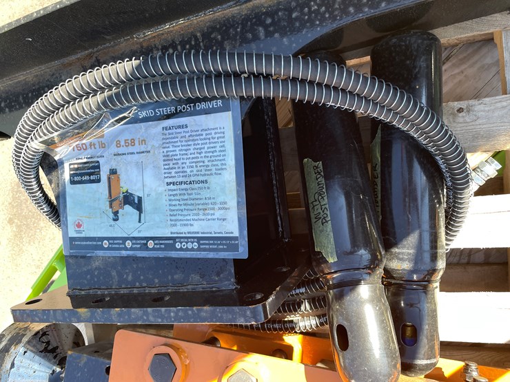 #5654-•-wolverine-unused-skid-steer-post-driver-image-8