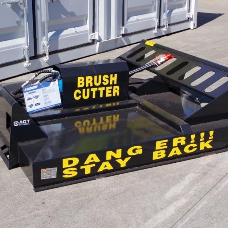 AGT INDUSTRIAL Skid Steer 2-Blade Hydraulic 72" Brush Cutter, M/N SSRC72, Unused