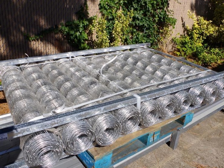 [10]-kj-heavy-duty-4'h-x-100'l-rolls-hot-dip-galvanized-field-fence,-m/n-k1230,-unused-image-3