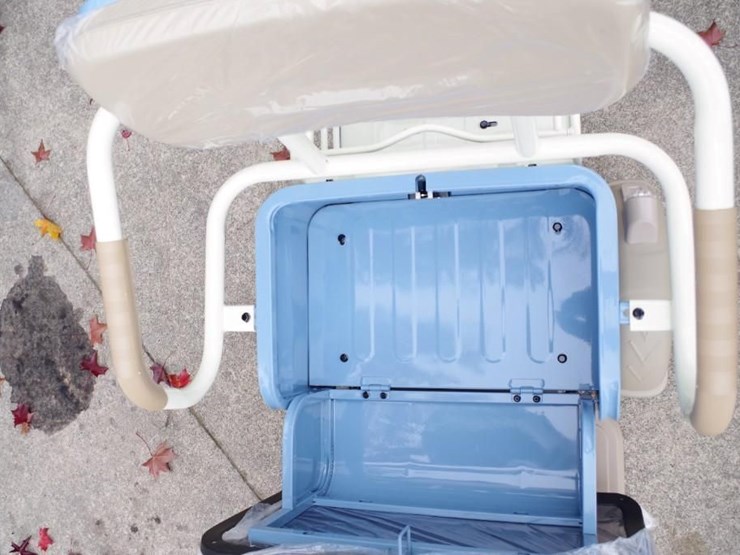 black-gold-electric-leisure-tricycle/mini-tourist-car/mini-golf-cart,-blue,-unused,-assembled-image-7