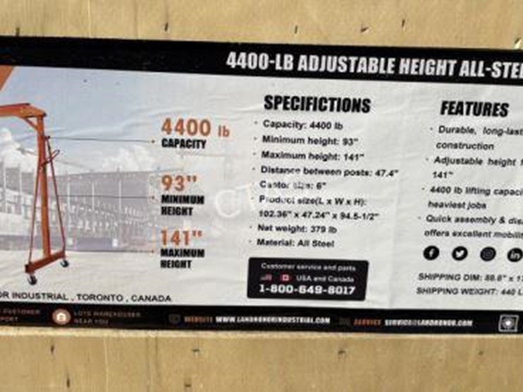 #18-•-4,400-lb-adjustable-height-all-steel-gantry-gate-image-3