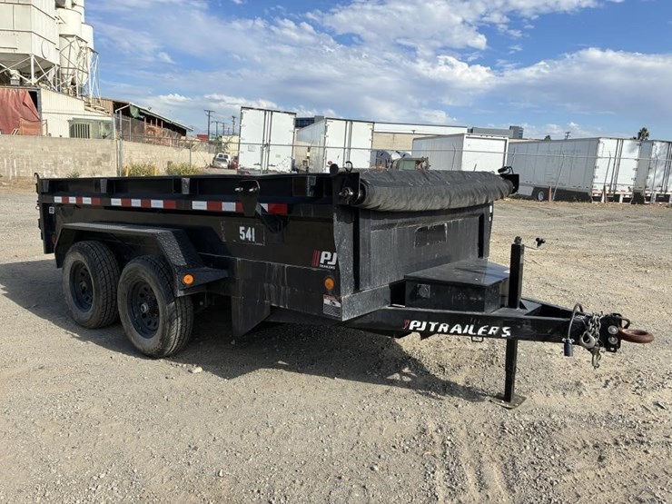 2022-pj-trailers-1d162-12'-t/a-dump-trailer-image-2