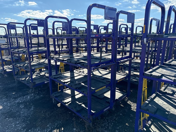 #28434-•-lot-of-(2)-industrial-warehouse-carts-image-3