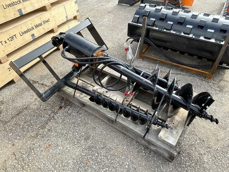 #14009-•-unused-mower-king-skid-steer-auger-(o12)-image-1