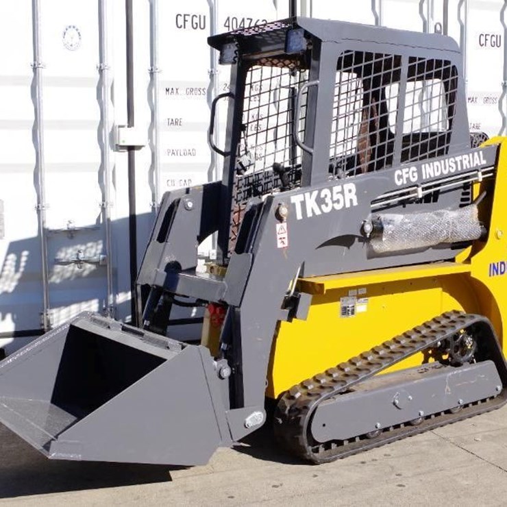 2025 CFG INDUSTRIAL Skid Steer Loader w/ Cab, RATO Gasoline Engine, 30HP, 36" Bucket, M/N TK35R