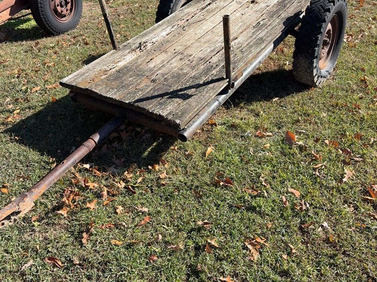pull-type-homemade-trailer,-10.5ft-long,-wood-floor,-3.5ft-wide,-no-title-image-1