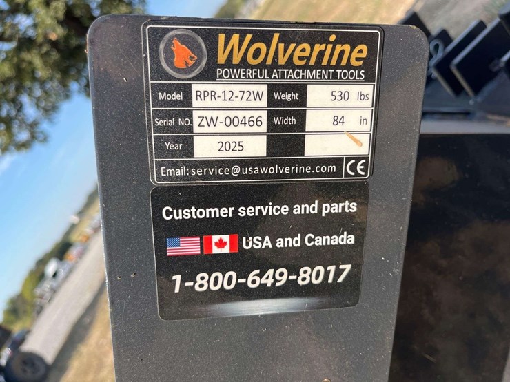 2025-wolverine-rpr-12-72w-84in-ripper-skid-steer-attachment-image-5
