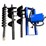 cfg-industrial-heavy-duty-skid-steer-auger-attachment-w/-(3)-drill-bits:-6",-12"-&-14",-m/n-ecag-image-1