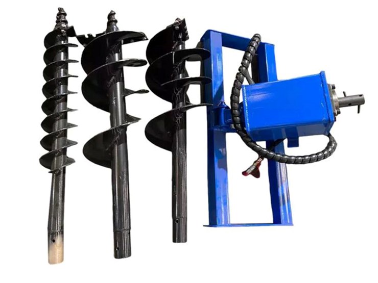 cfg-industrial-heavy-duty-skid-steer-auger-attachment-w/-(3)-drill-bits:-6",-12"-&-14",-m/n-ecag-image-1